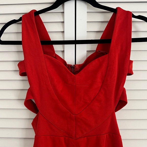 Red Mini Dress - Picture 7 of 9